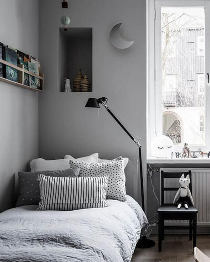 Cat dinding untuk kamar sempit minimalis