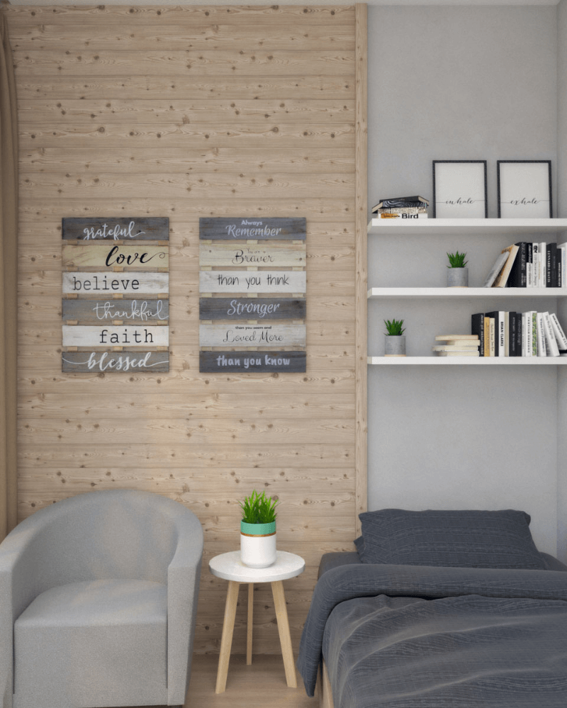 inspirasi wood panel dinding untuk interior rumah