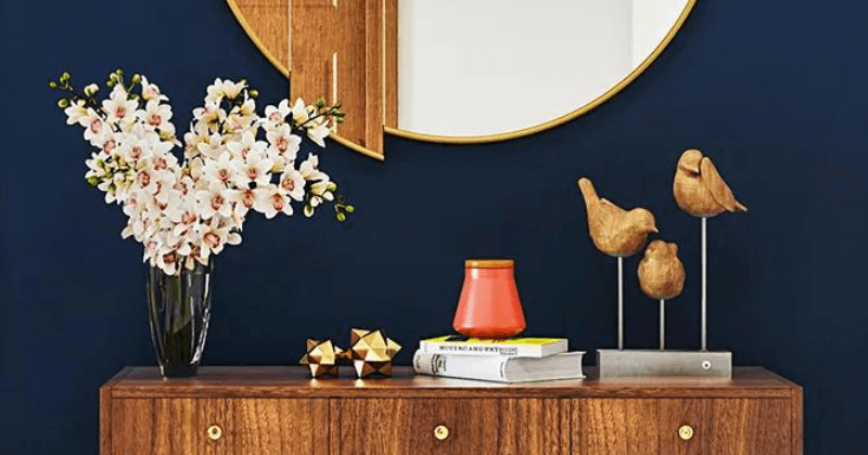 cara mendekorasi rumah dengan bunga palsu